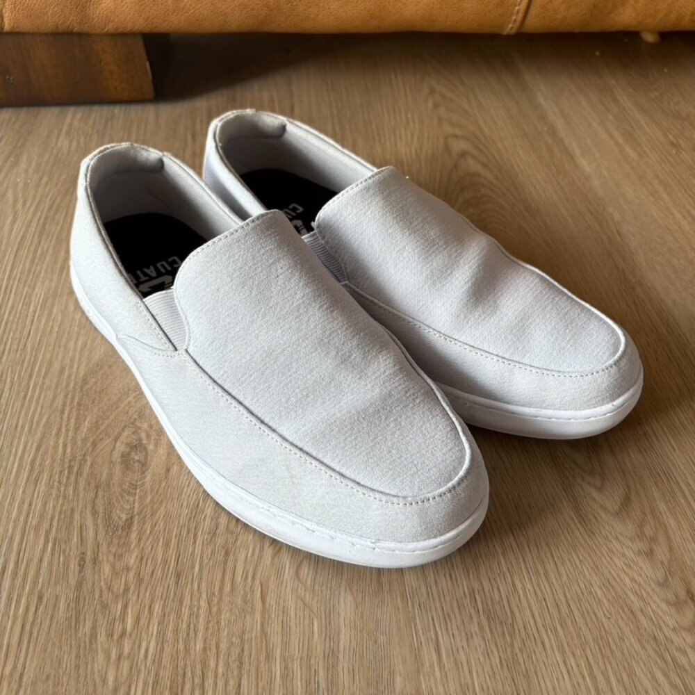 Travis Mathew White Slip-On Sneakers